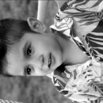 shooting photo enfant noir et blanc