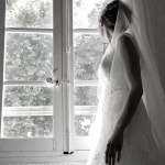 photo mariée noir et blanc romantique