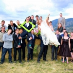 photo de mariage dans nature