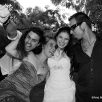 photo de groupe mariage décalé