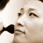 mariée maquillée photo portrait